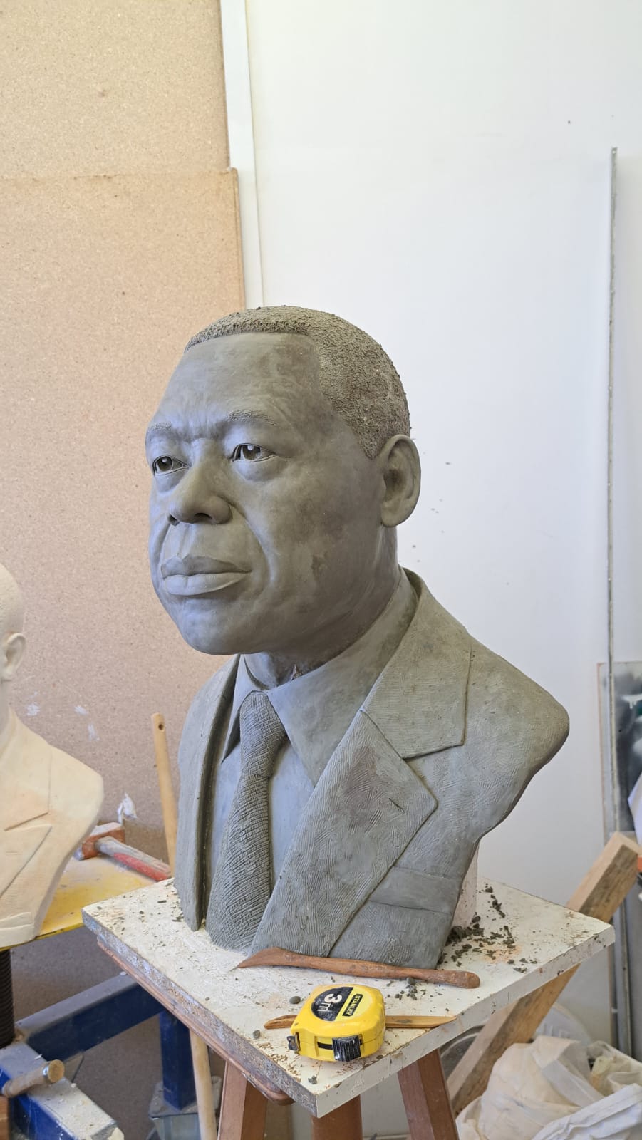 portrait en plasteline